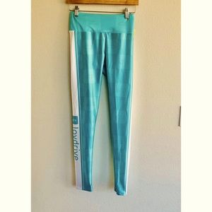 NWT Goldsheep workout leggings joyride aqua blue